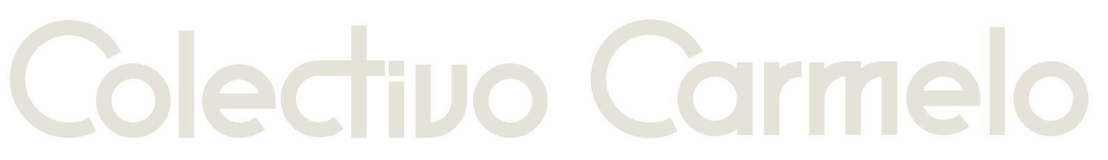 Logotipo de Colectivo Carmelo color marfil